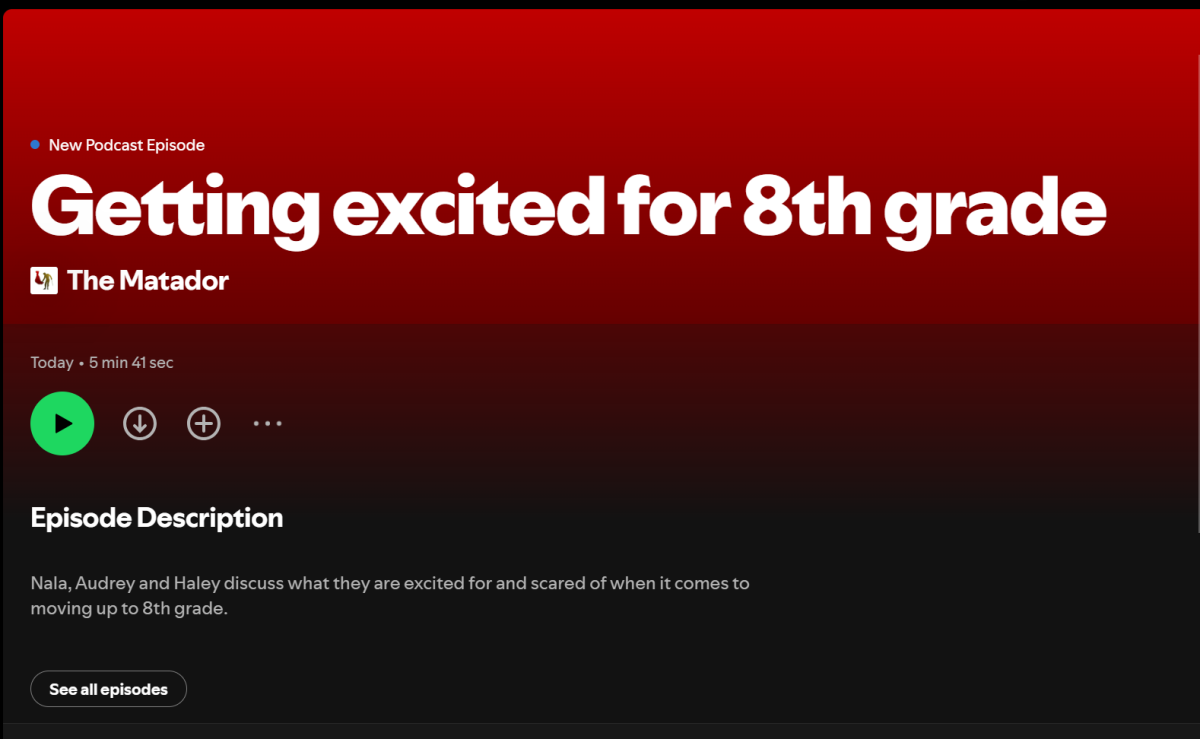 Getting Excited for 8th Grade
