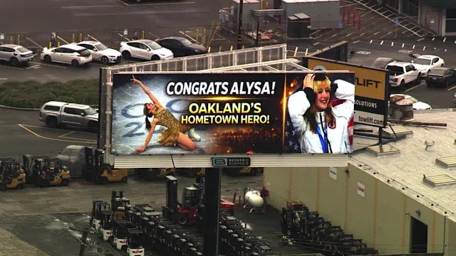 How is the Bay Area showing their appreciation to Alysa Liu, Olympic figure skating gold medalist?